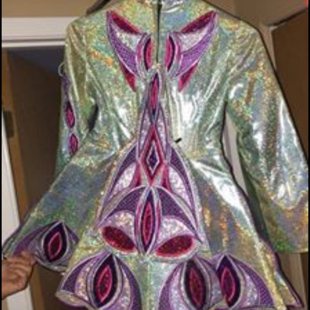 Custom made Irish dance dress made in Ireland